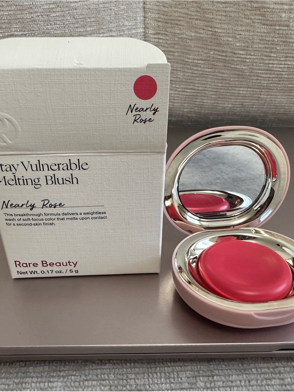 Rare Beauty Melting Blush — Nearly Rose Pink